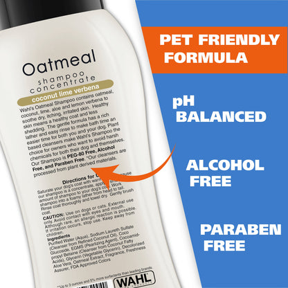 Oatmeal Dog Shampoo Concentrate, Coconut Lim Verbena - Model 820004A